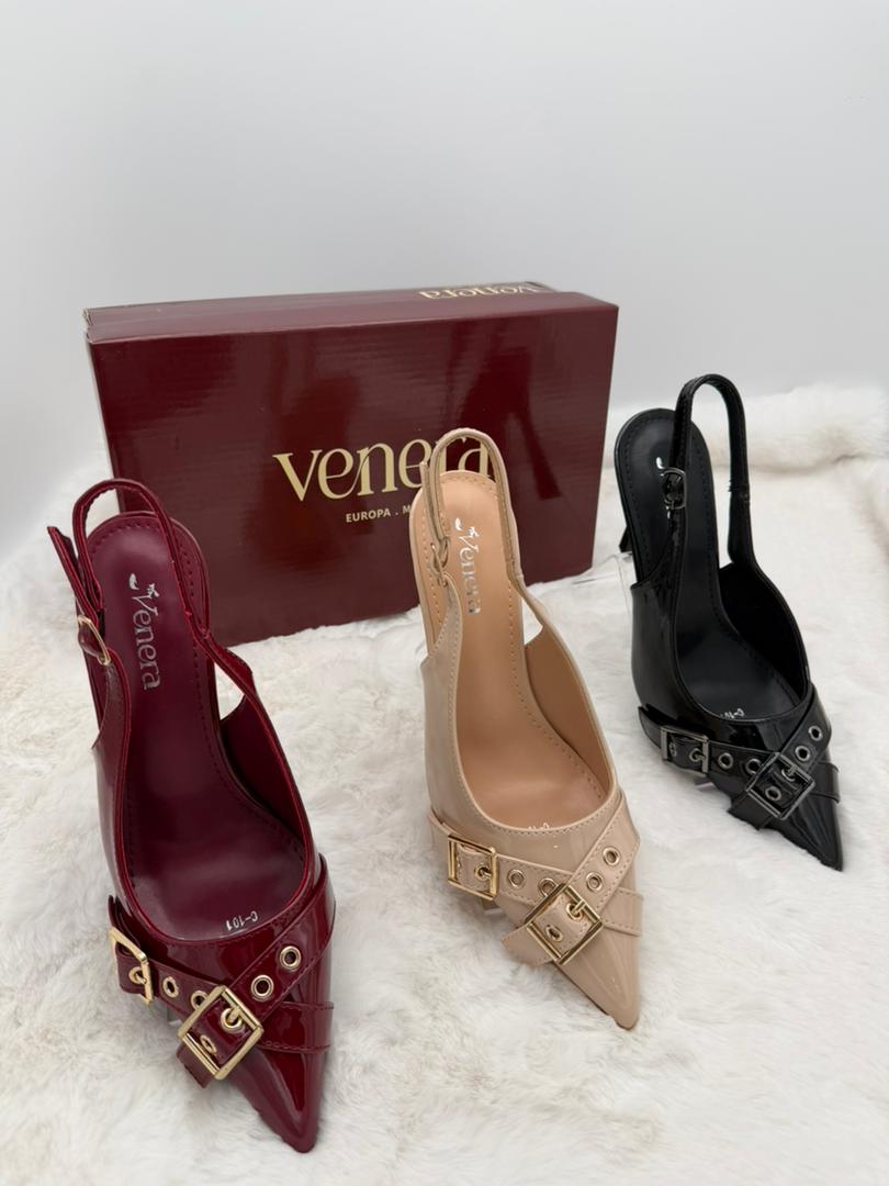 Slingback Boucle Or